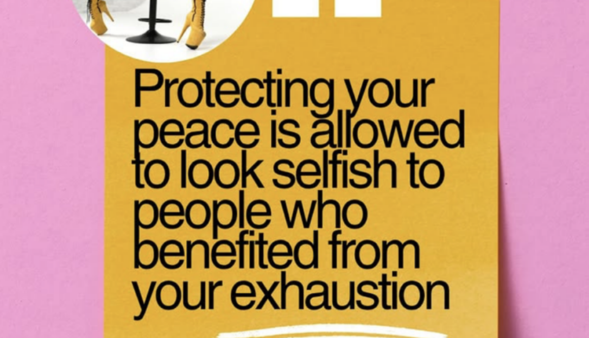 protecting your peace
