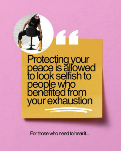 protecting your peace
